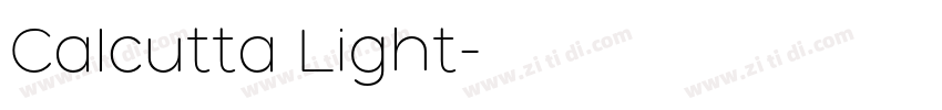 Calcutta Light字体转换